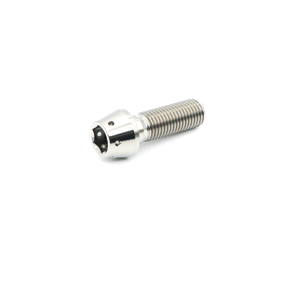 Titanium Taper Socket Cap Drilled Bolt M10×30mm (1.25)