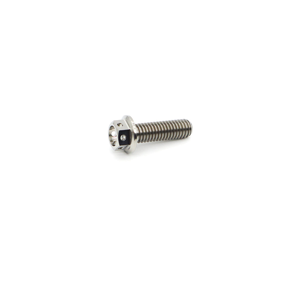 Titanium Flange Hex Drilled Bolt M5×10mm(0.8)