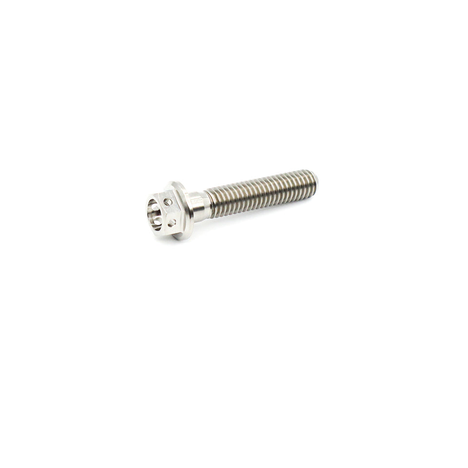 Titanium Flange Hex Drilled Bolt M5×30mm(0.8)