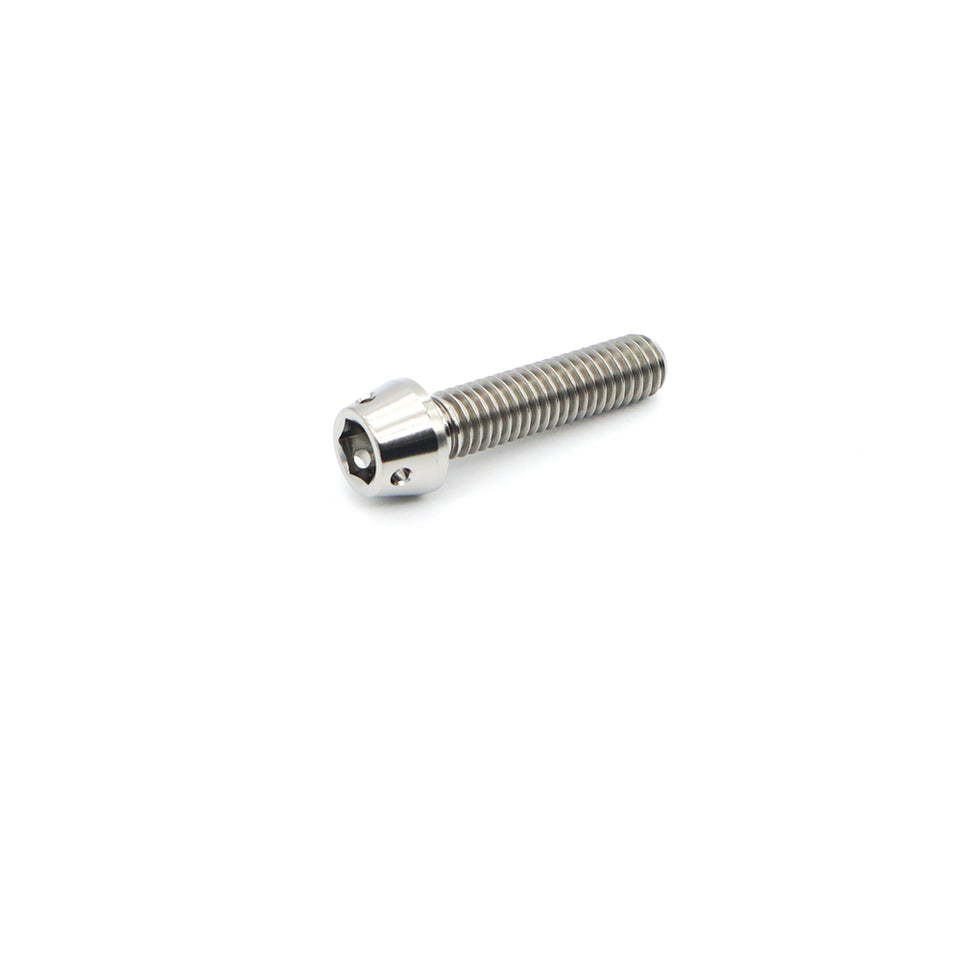 Titanium Taper Socket Cap Drilled Bolt M6×20mm (1.0)