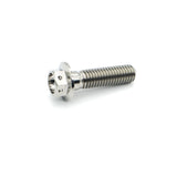 Titanium Flange Hex Drilled Bolt M8×30mm(1.25) 16mm O/D