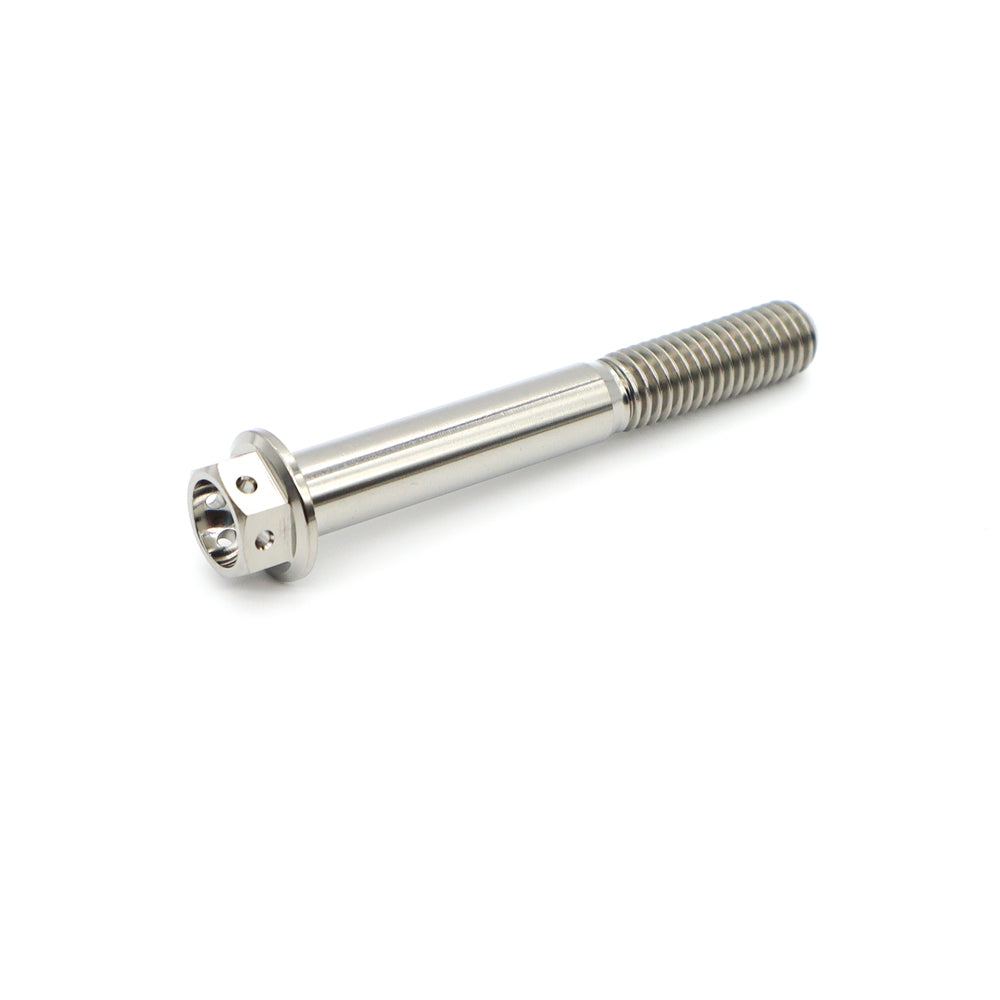 Titanium Flange Hex Drilled Bolt M10×60mm (1.5)