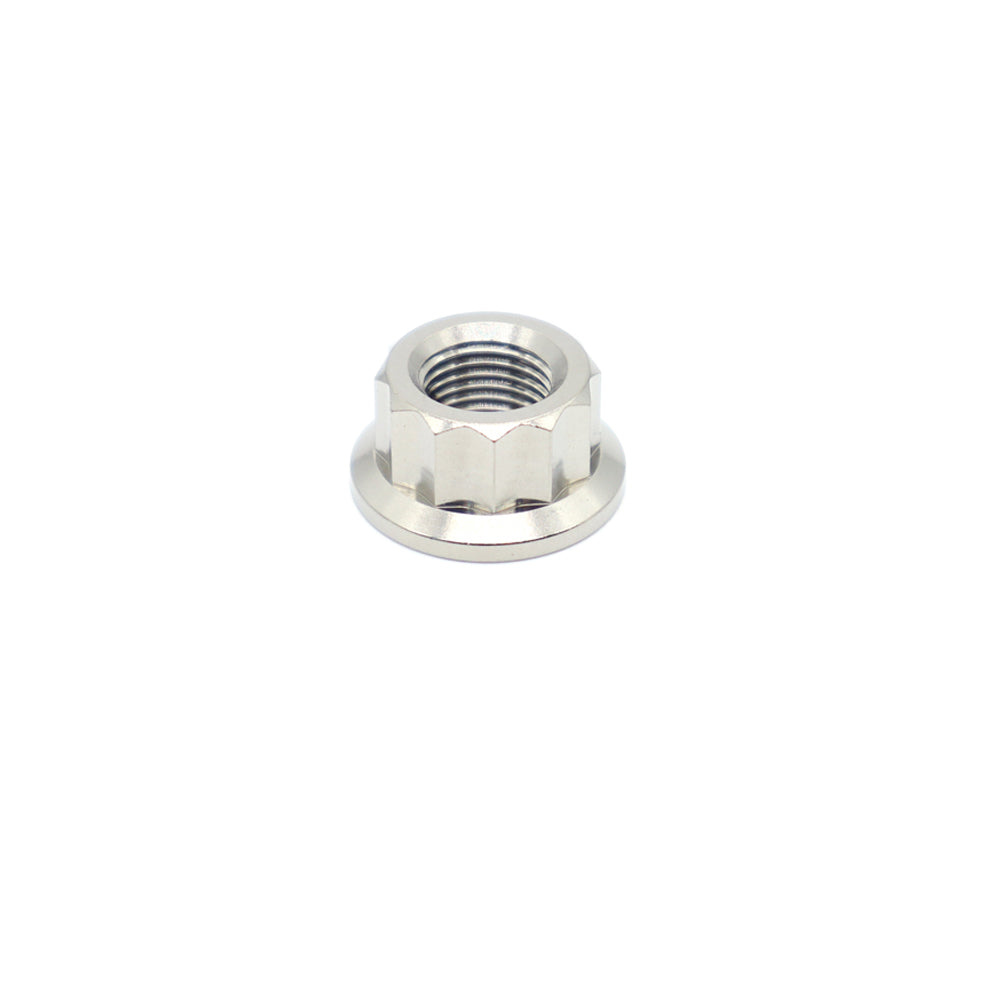 Titanium Bi-hex Flange Nut M10 (1.25)