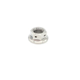 Titanium Flange Hex Drilled Nut M12 (1.5)