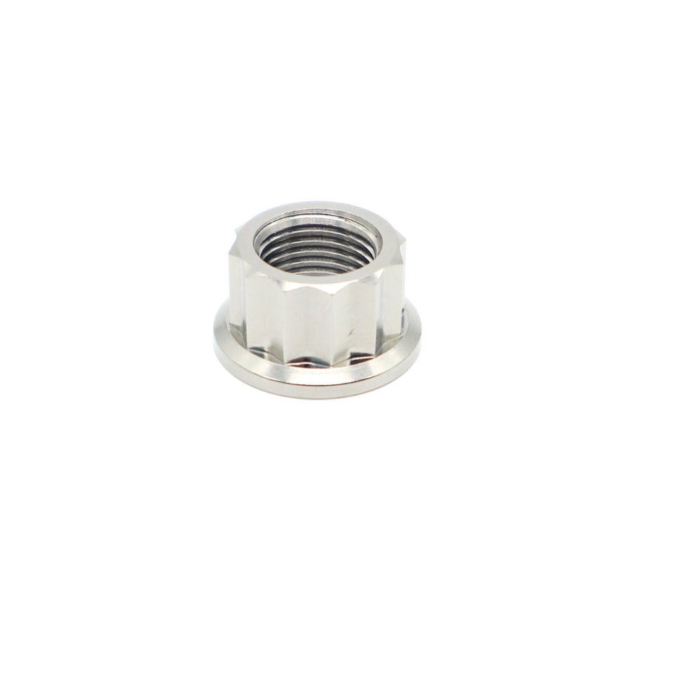 Titanium Bi-hex Flange Nut M12 (1.25)