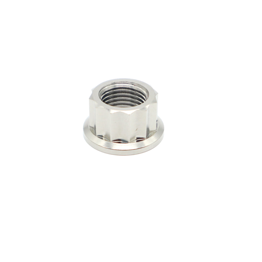 Titanium Bi-hex Flange Nut M12 (1.5)