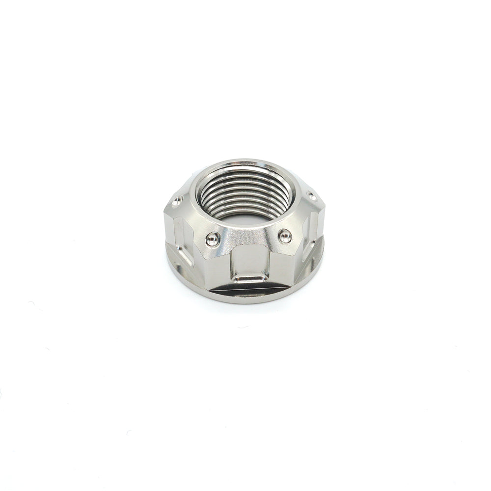 Titanium Flange Nut M18(1.5)