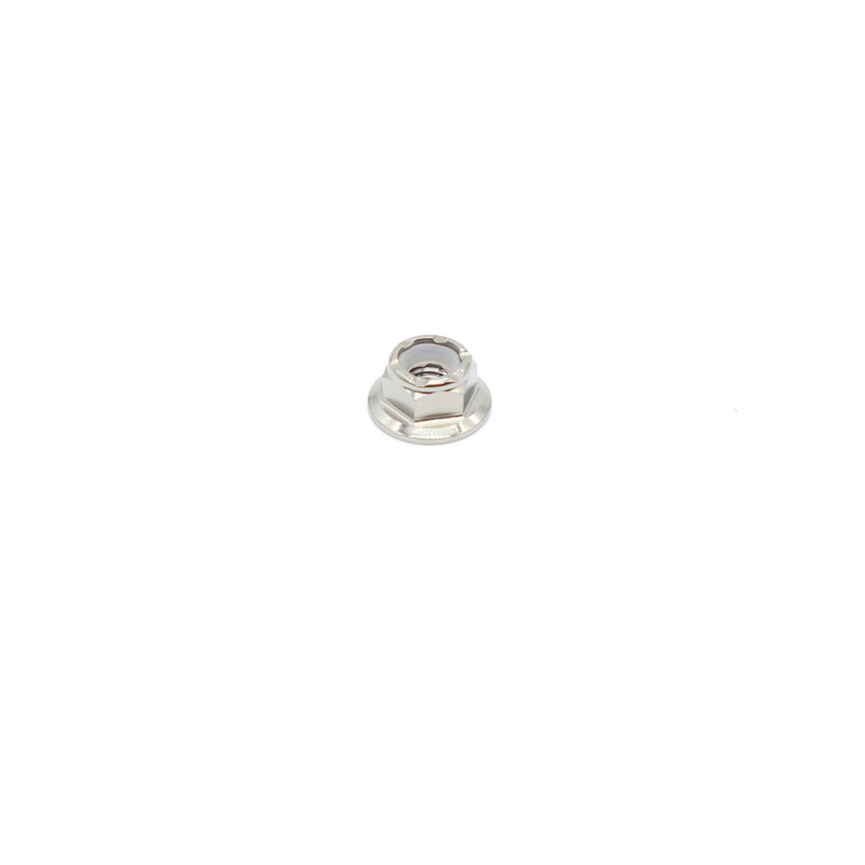 Titanium Flange Nyloc Nut M5 (0.8)