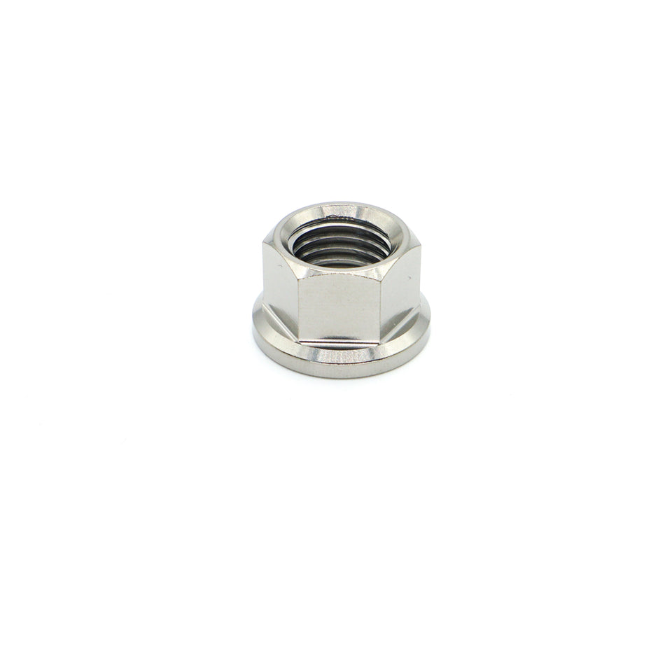 Titanium Sprocket Flange Hex Nut M12 (1.25)