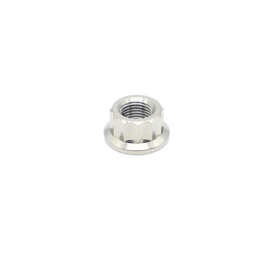 Titanium Bi-hex Flange Nut M8 (1.25)